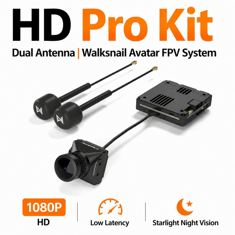 워크스네일 아바타 HD 프로 키트 듀얼 안테나 디지털  - Walksnail Avatar Hd Pro Kit 리뷰 및 가격