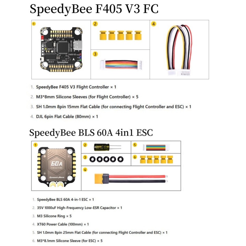 SpeedyBee F4 F405 V4 55A BLS 3 - Speedybee F405 V4 Bls 55A Stack 리뷰 및 가격